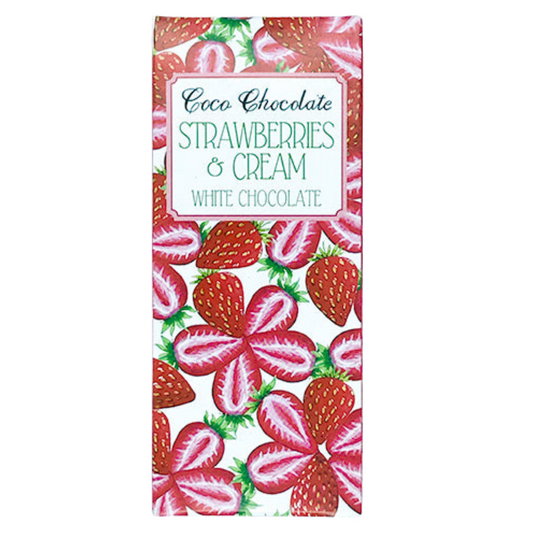 Organic White with Strawberry and Cream